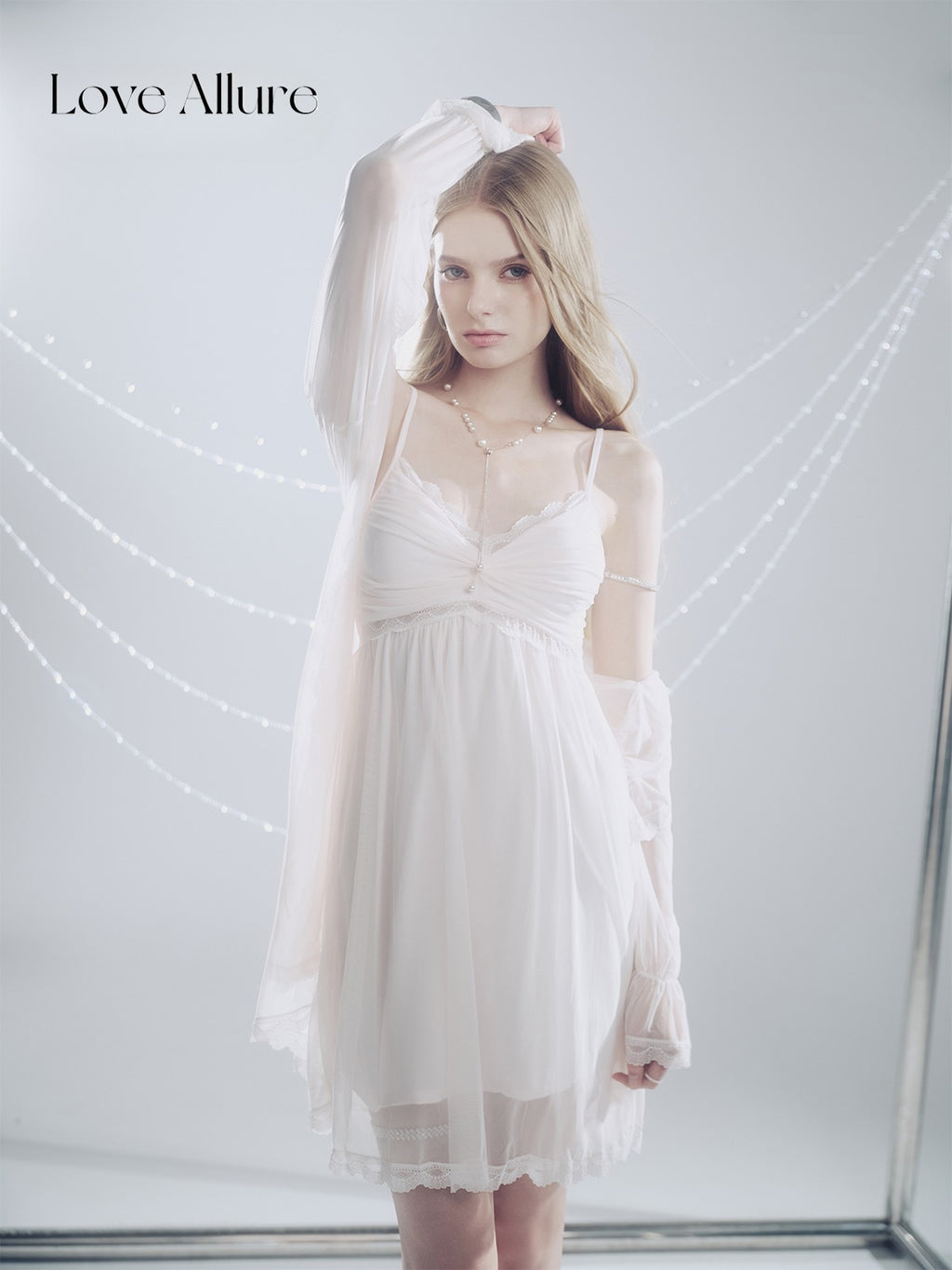 Serena • シフォンガウン付きベビードール