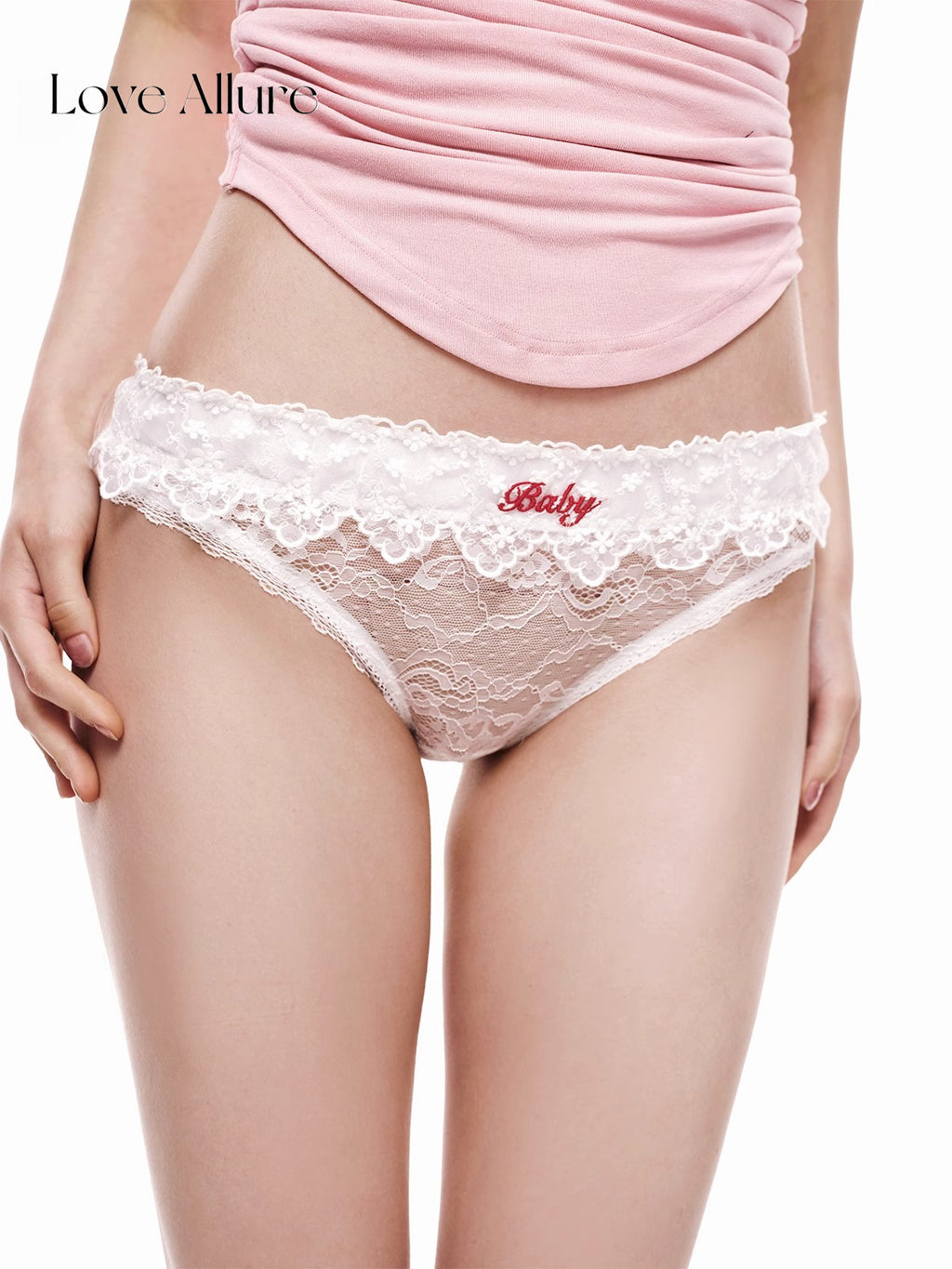 Cara • レースハーフバックショーツ