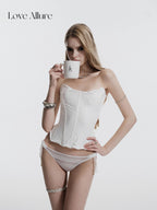 SnowBaby • レースハーフバックショーツ