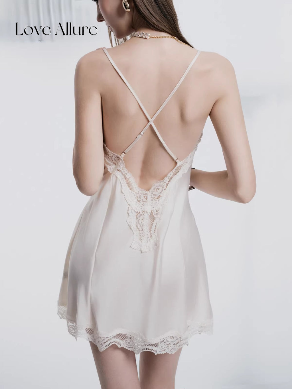 Sybil • レースガウン＆ベビードールセット