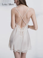 Sybil • レースガウン＆ベビードールセット