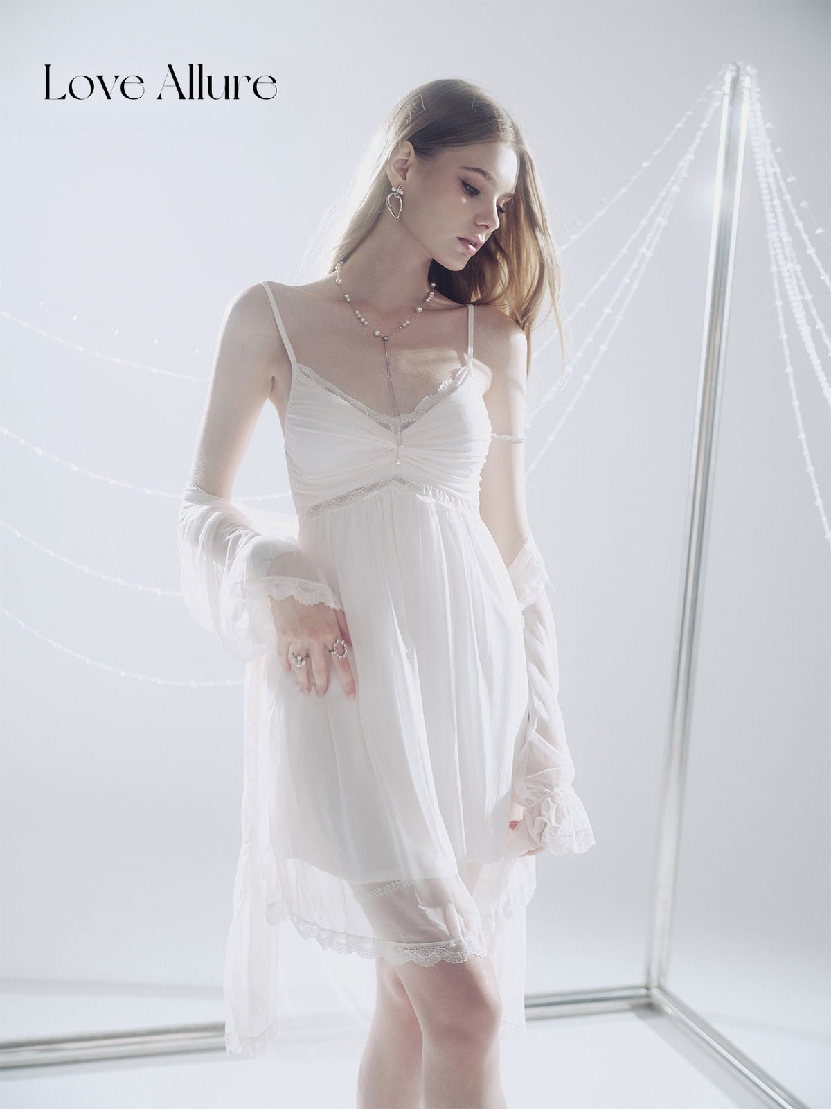 Serena • シフォンガウン付きベビードール