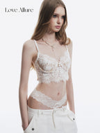 Duchess • レースハーフバックショーツ