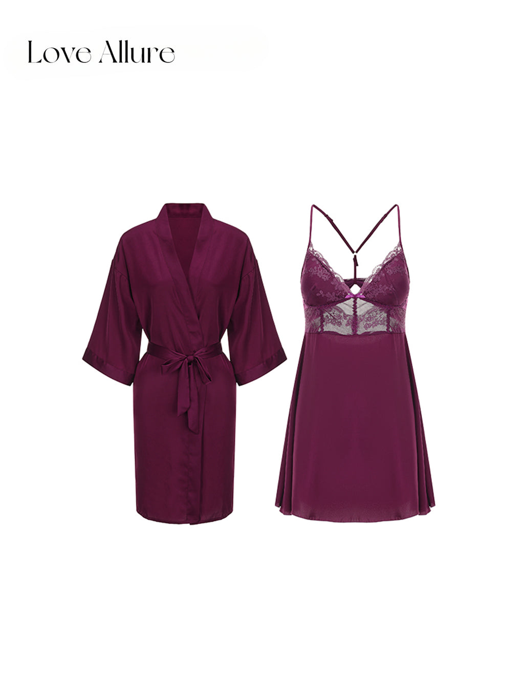 Nora • レースガウン＆ベビードールセット