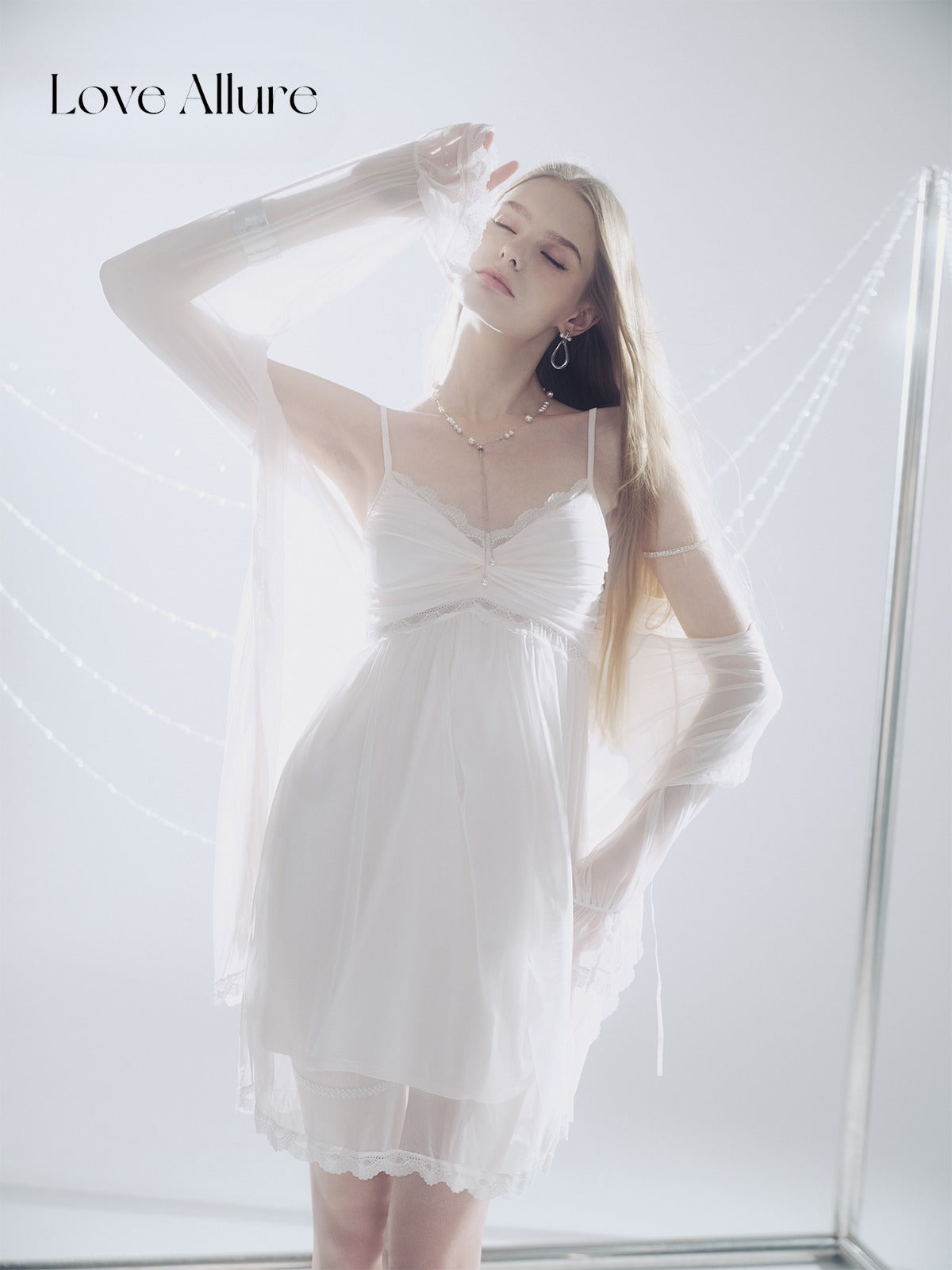 Serena • シフォンガウン付きベビードール