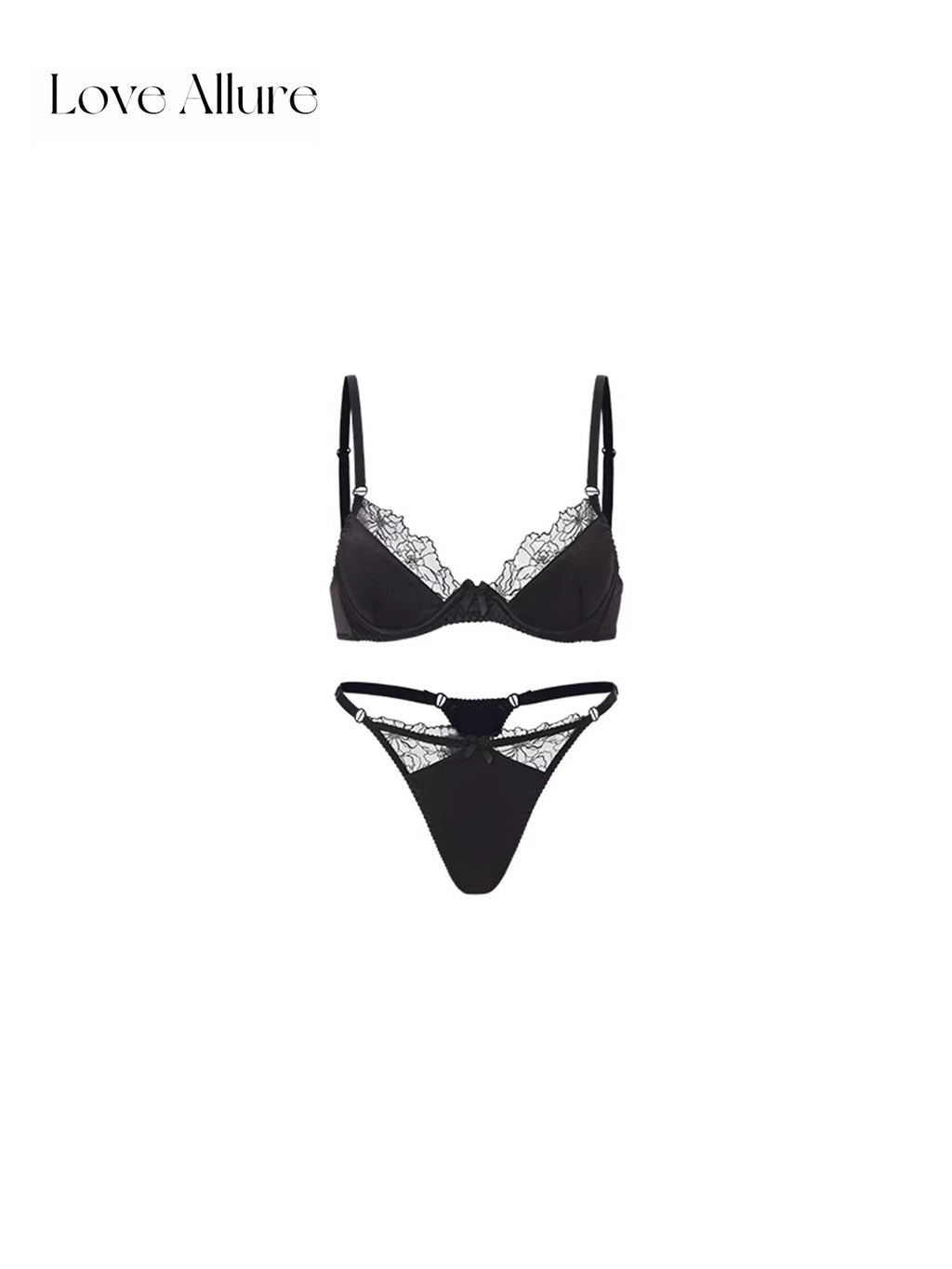 Lynx • レースブラ&Tバックショーツセット