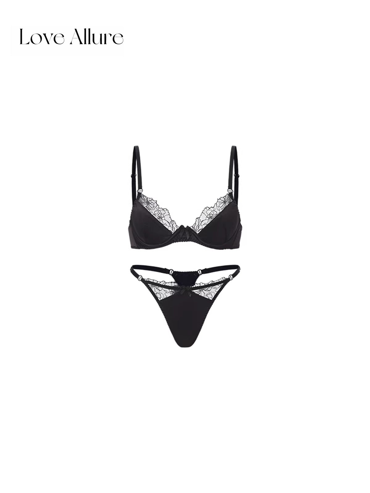 Lynx • レースブラ&Tバックショーツセット