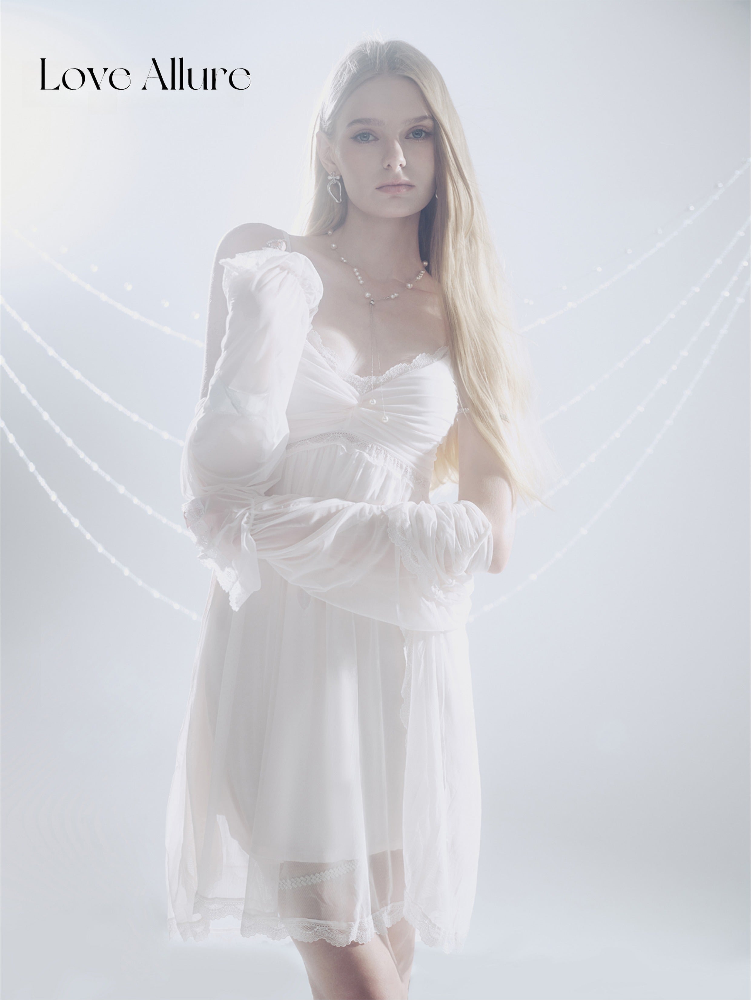 Serena • シフォンガウン付きベビードール