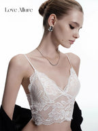 Tanya • レースノンワイヤーブラ&ハーフバックショーツセット