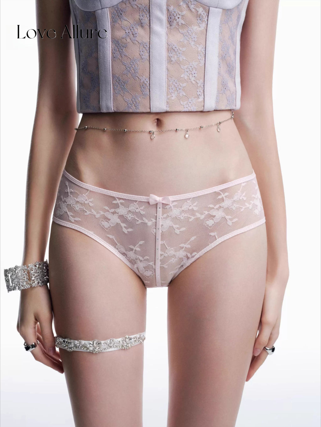 Talis • レースハーフバックショーツ