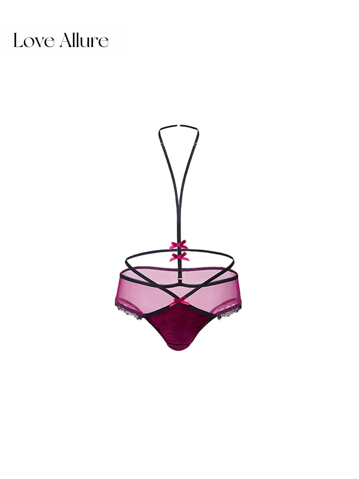 Nina • ホルターネックハーフバックショーツ