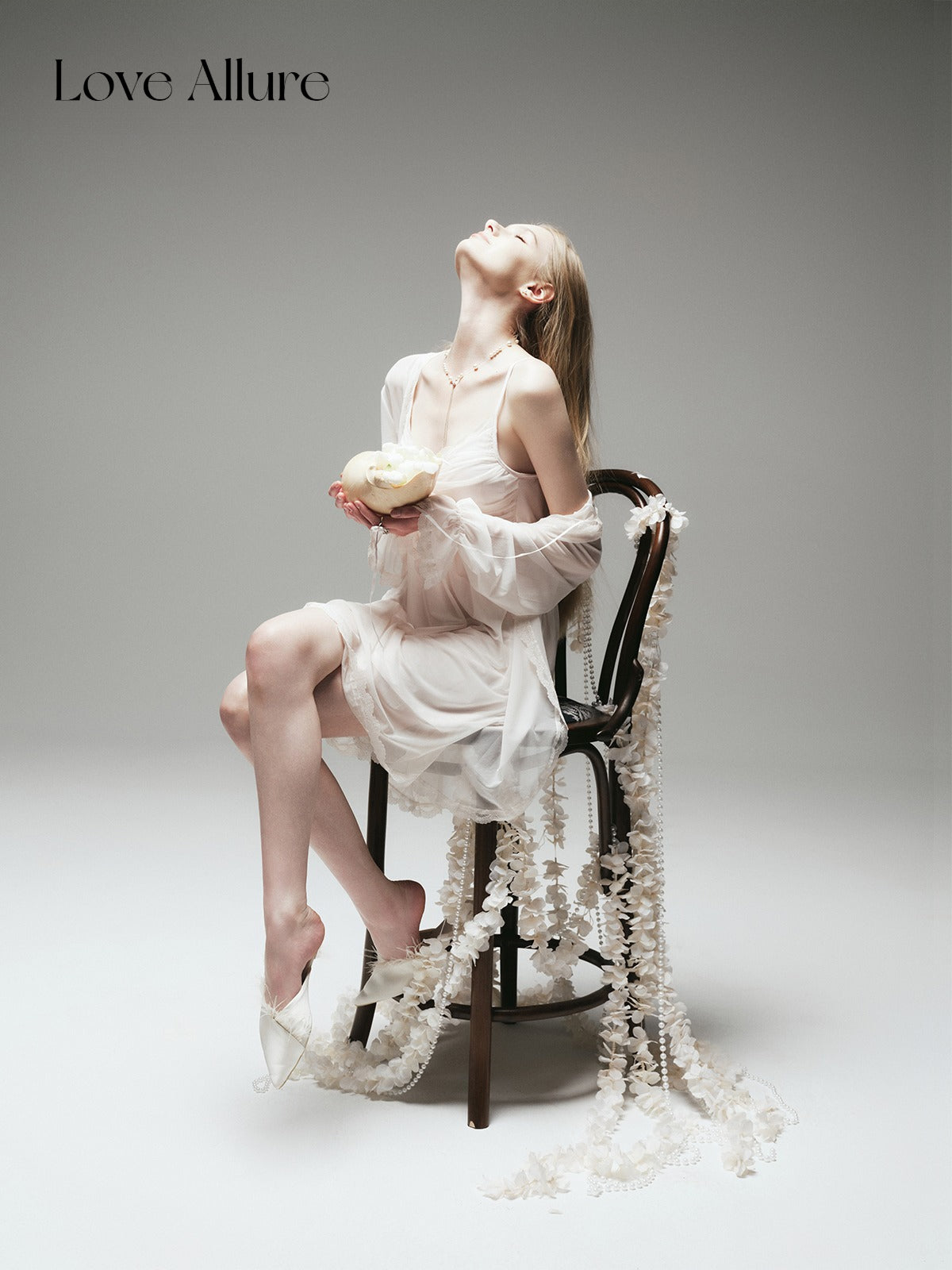 Serena • シフォンガウン付きベビードール