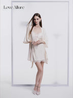 Sybil • レースガウン＆ベビードールセット