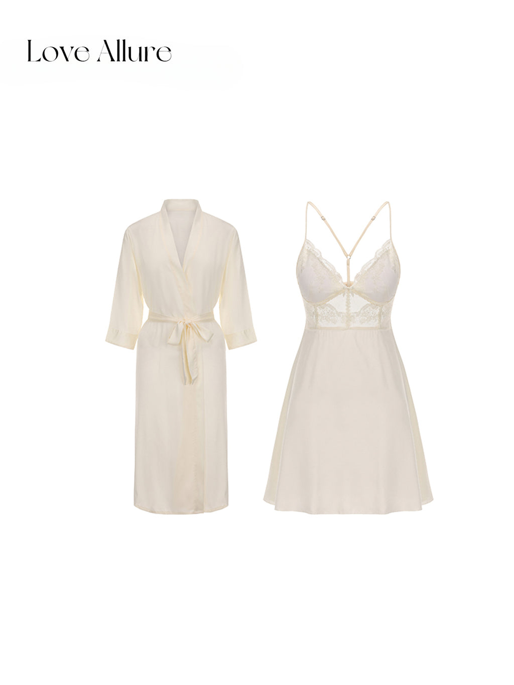 Nora • レースガウン＆ベビードールセット