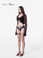 Leopard • レースハーフバックショーツ