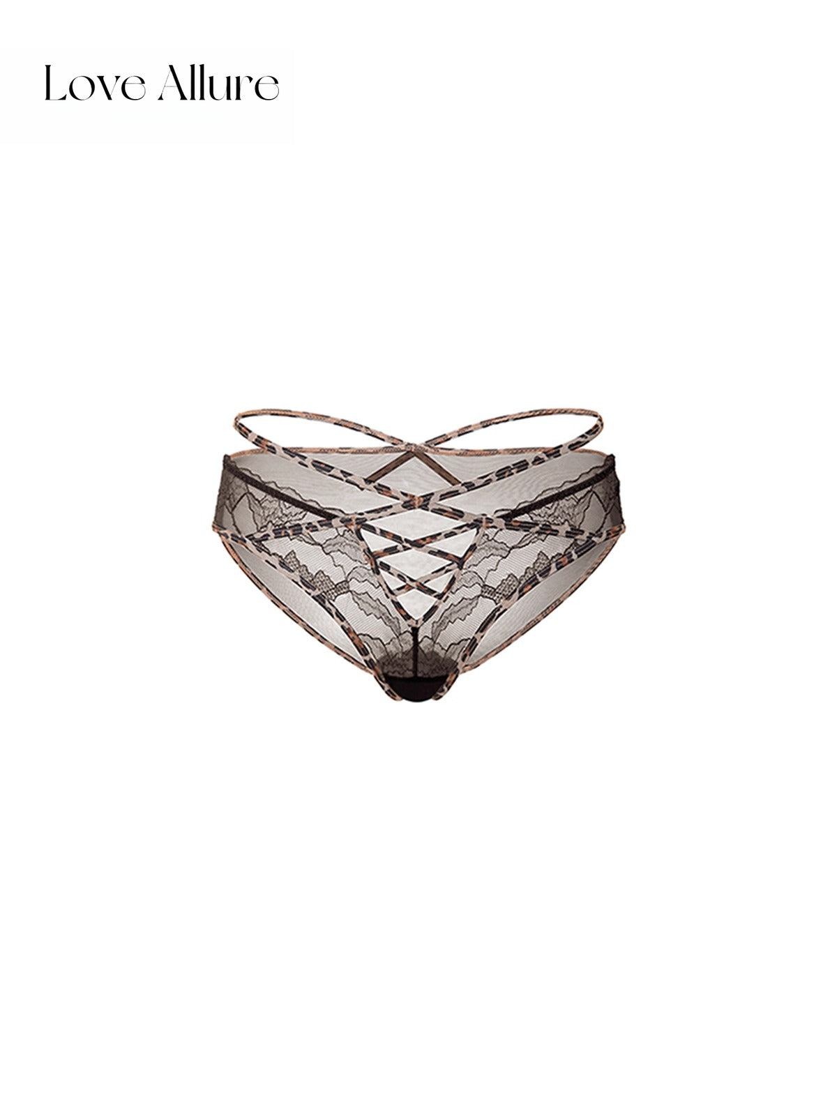 Leopard • レースハーフバックショーツ