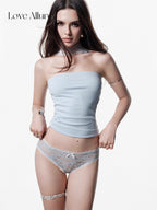 Paula • レースハーフバックショーツ