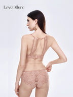 Rodia • レースノンワイヤーブラ&ハーフバックショーツセット