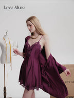 Sybil • レースガウン＆ベビードールセット