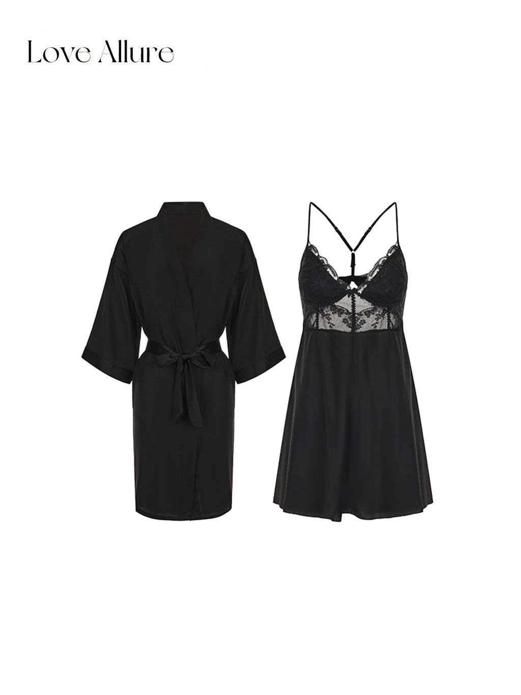 Nora • レースガウン＆ベビードールセット