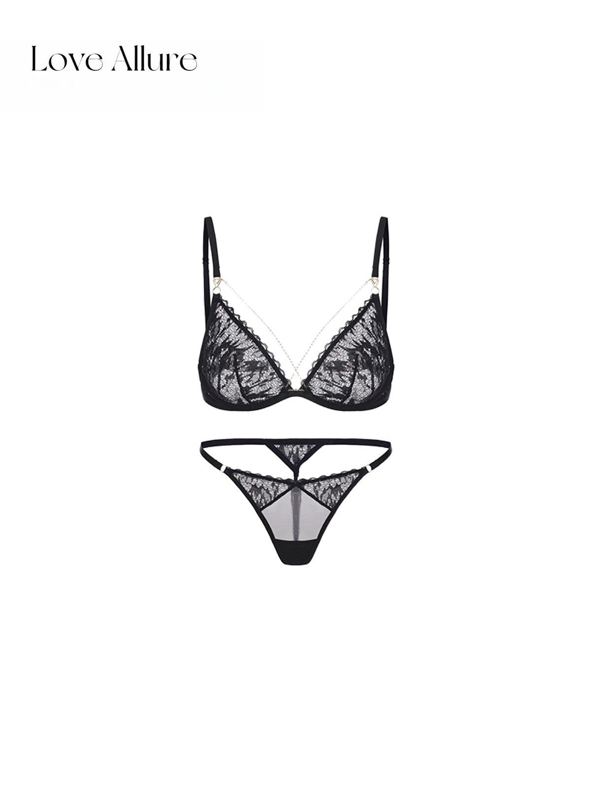 Tansy • レースブラ&Tバックショーツセット