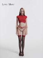 Rouge • レースハーフバックショーツ