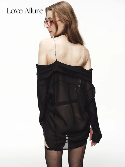 Mirra • シースルーシャツパジャマ