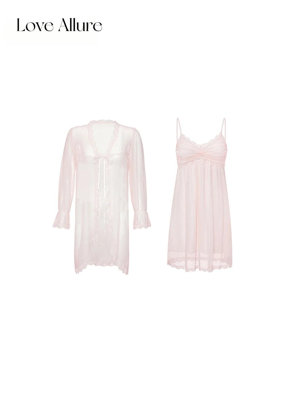 Serena • シフォンガウン付きベビードール