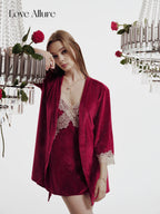 Aurora • レースガウン＆ベビードールセット