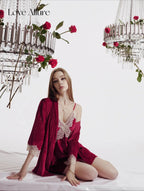 Aurora • レースガウン＆ベビードールセット