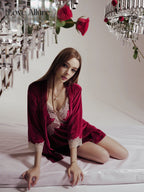 Aurora • レースガウン＆ベビードールセット