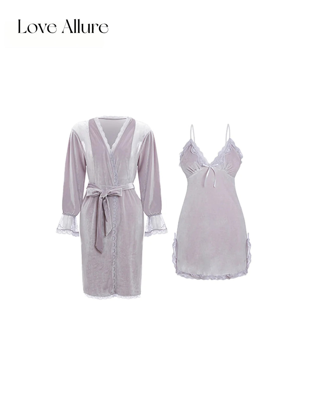 Maribel • レースガウン&ベビードールセット