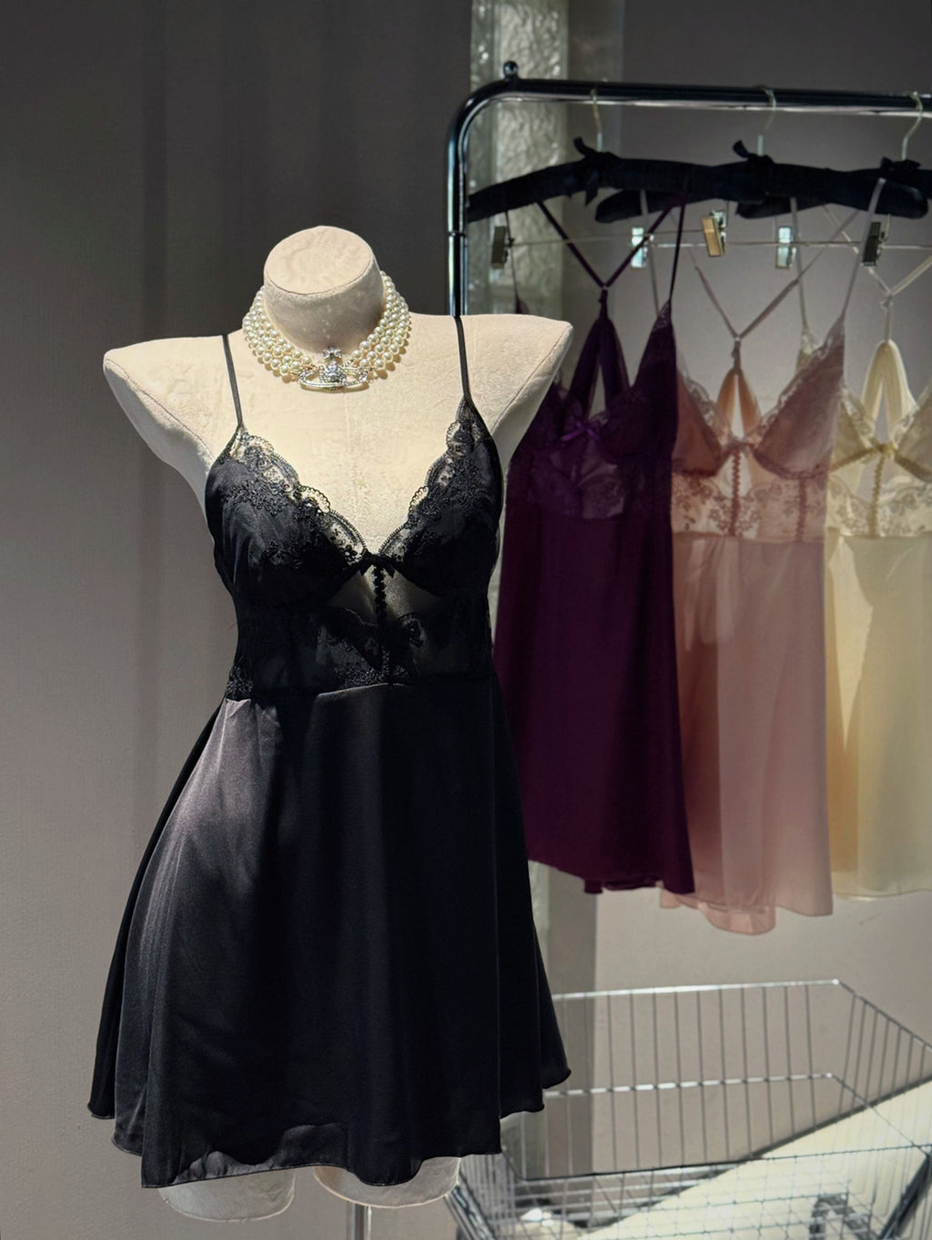 Nora • レースガウン＆ベビードールセット