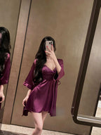 Nora • レースガウン＆ベビードールセット