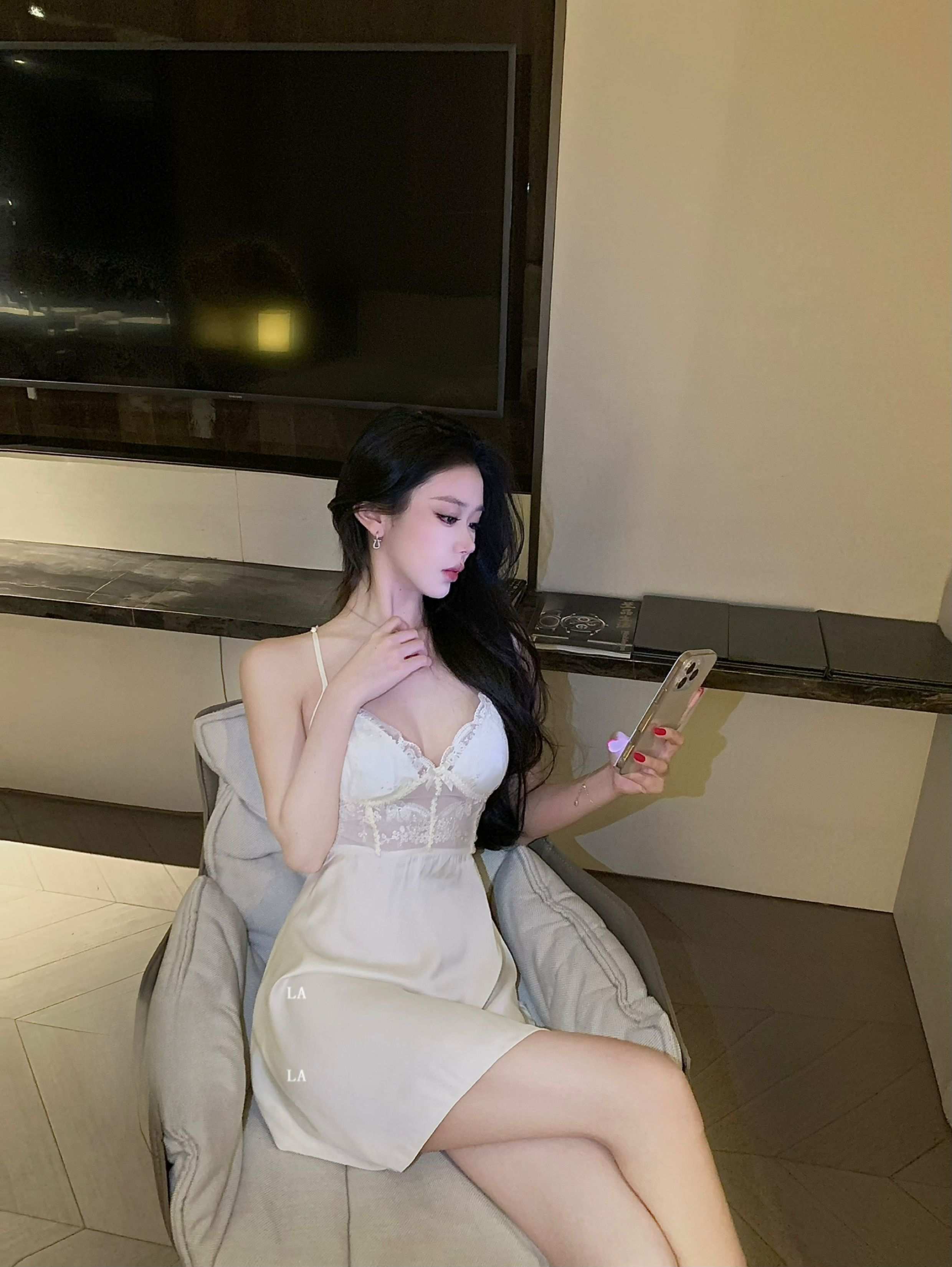 Nora • レースガウン＆ベビードールセット