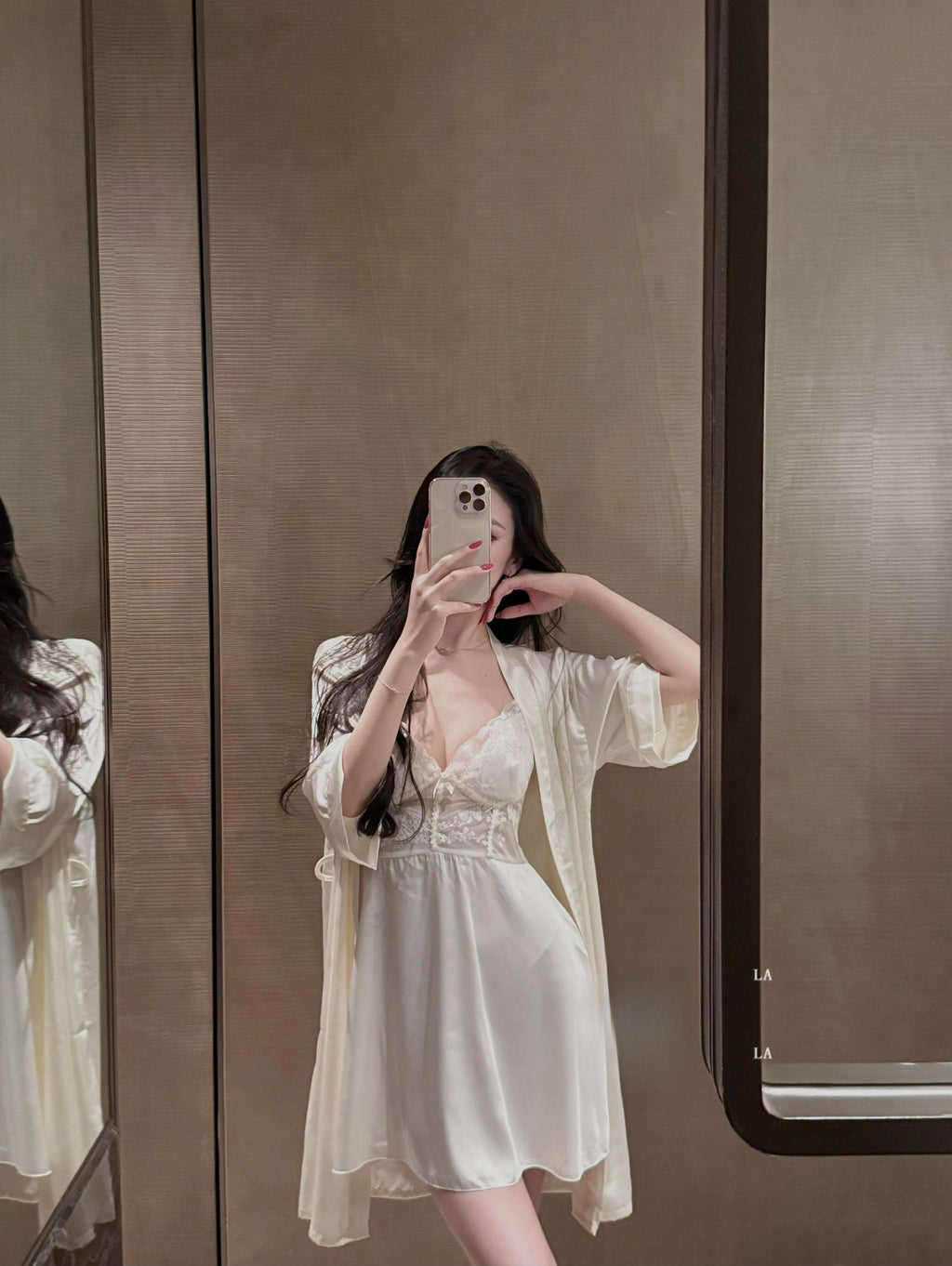 Nora • レースガウン＆ベビードールセット