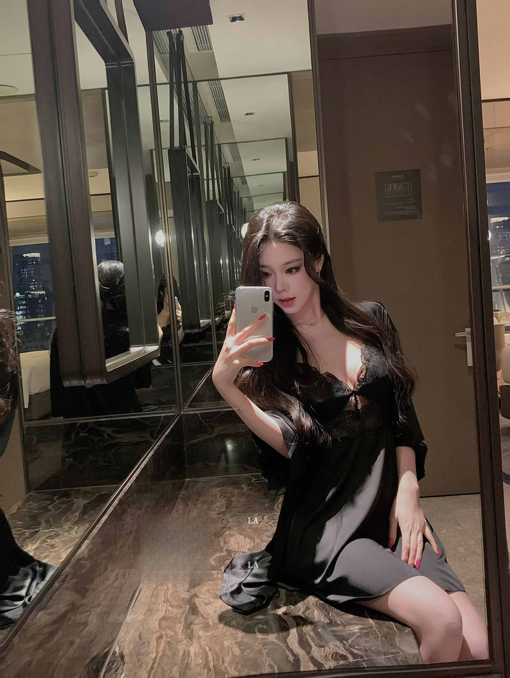 Nora • レースガウン＆ベビードールセット