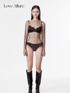 Sla • レースハーフバックショーツ