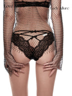 Sla • レースハーフバックショーツ