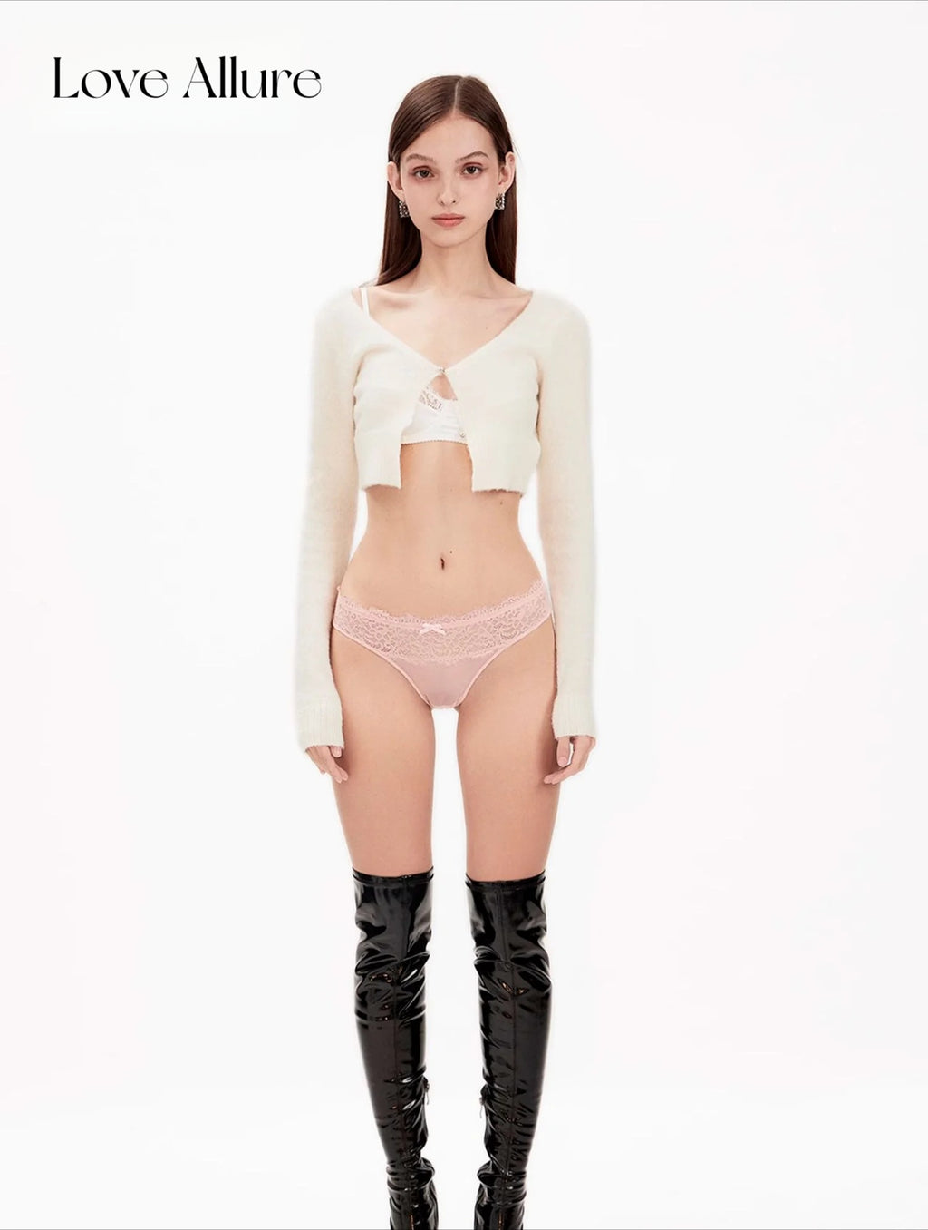 Sla • レースハーフバックショーツ